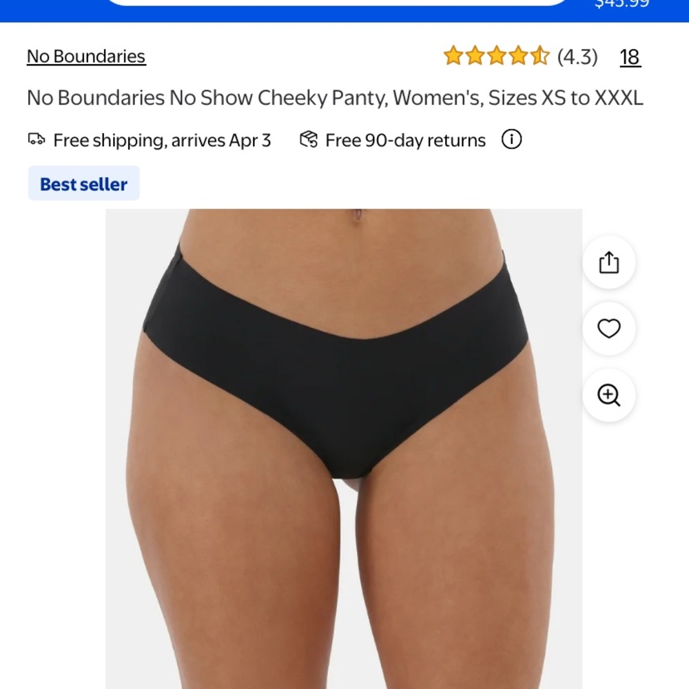 NWT 4 pairs of panties women XL - Picture 7 of 12